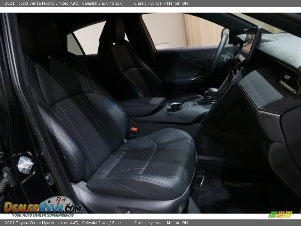 2021 Toyota Venza Hybrid Limited AWD Celestial Black / Black Photo #20
