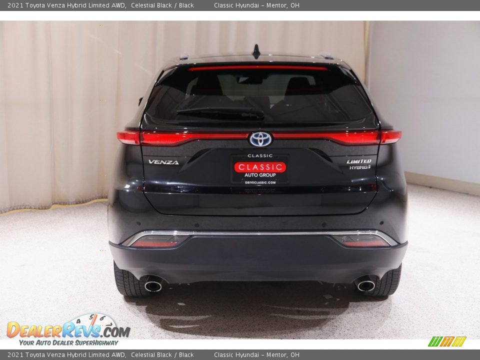2021 Toyota Venza Hybrid Limited AWD Celestial Black / Black Photo #23