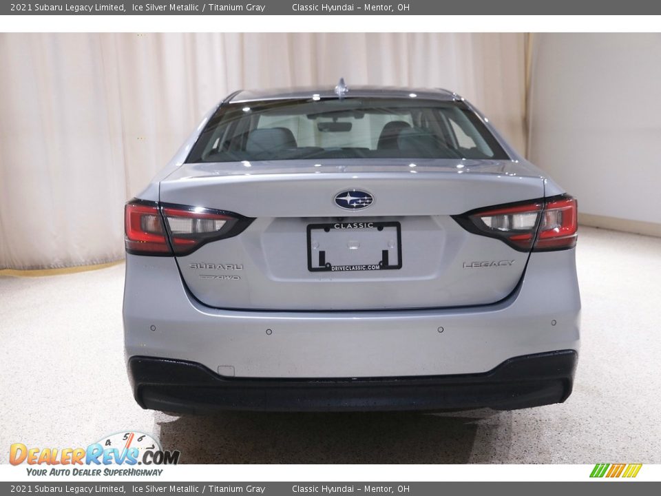2021 Subaru Legacy Limited Ice Silver Metallic / Titanium Gray Photo #18