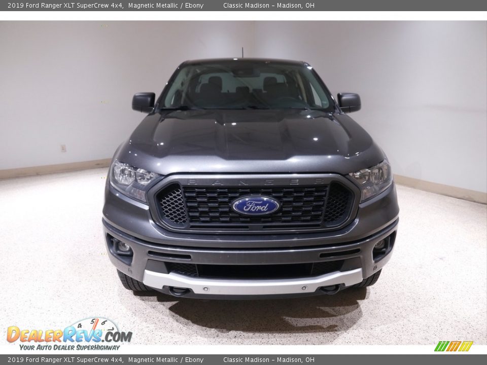 2019 Ford Ranger XLT SuperCrew 4x4 Magnetic Metallic / Ebony Photo #2