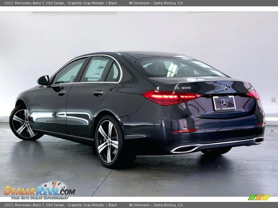 2022 Mercedes-Benz C 300 Sedan Graphite Gray Metallic / Black Photo #2