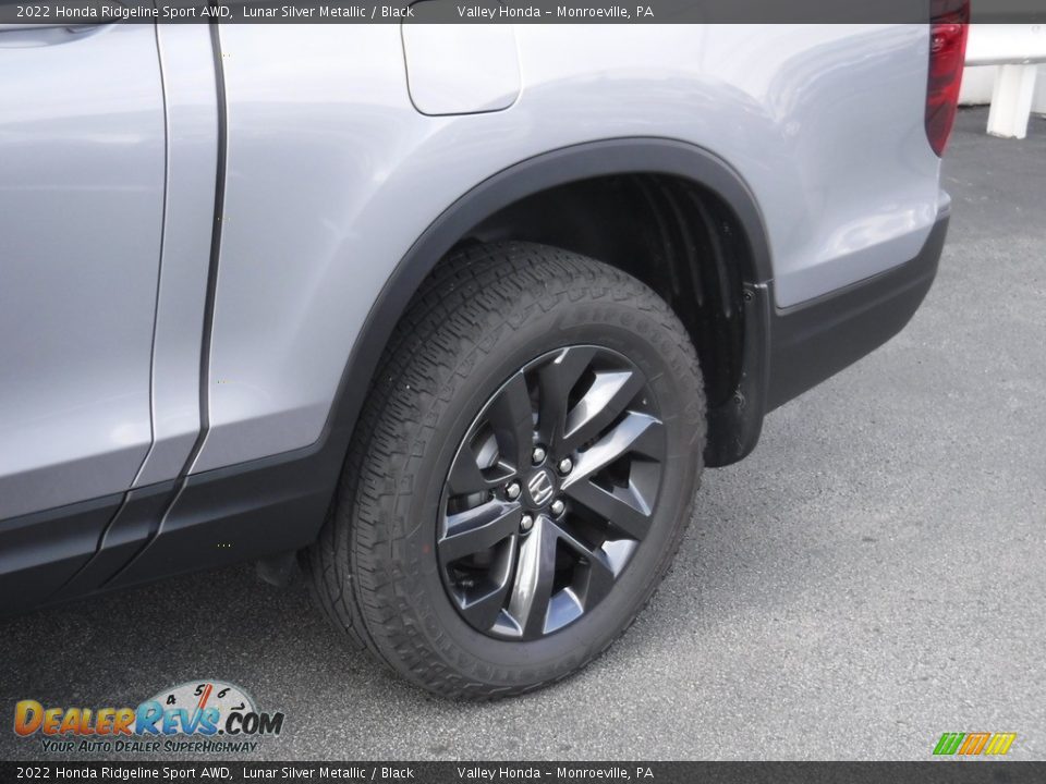 2022 Honda Ridgeline Sport AWD Lunar Silver Metallic / Black Photo #4