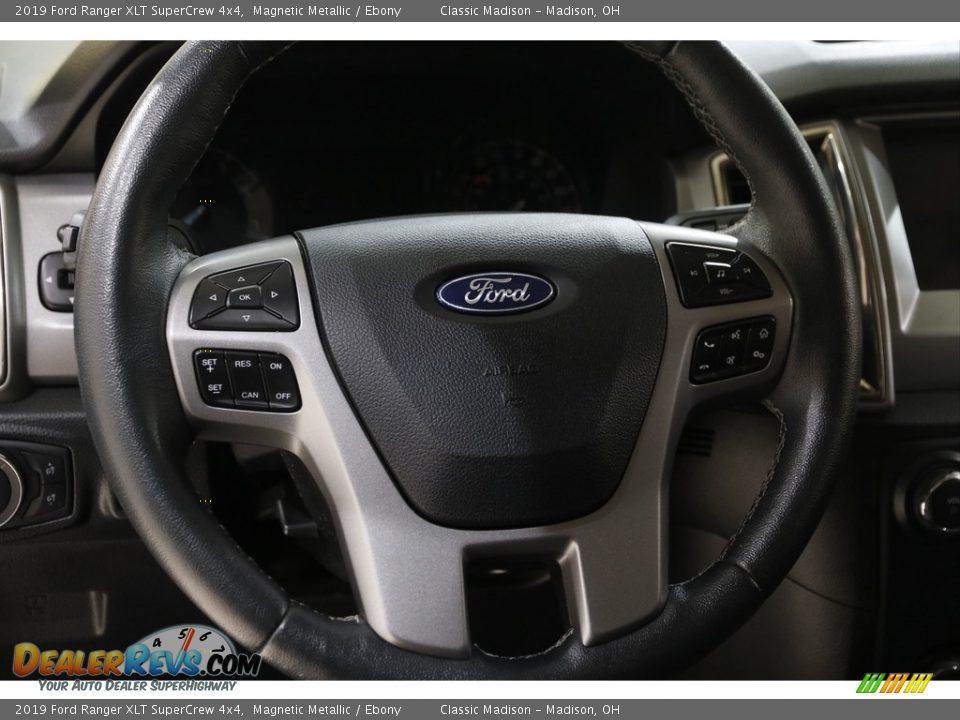2019 Ford Ranger XLT SuperCrew 4x4 Magnetic Metallic / Ebony Photo #7