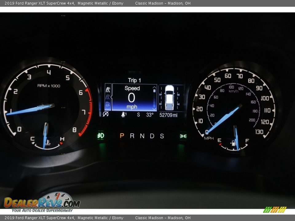 2019 Ford Ranger XLT SuperCrew 4x4 Magnetic Metallic / Ebony Photo #8