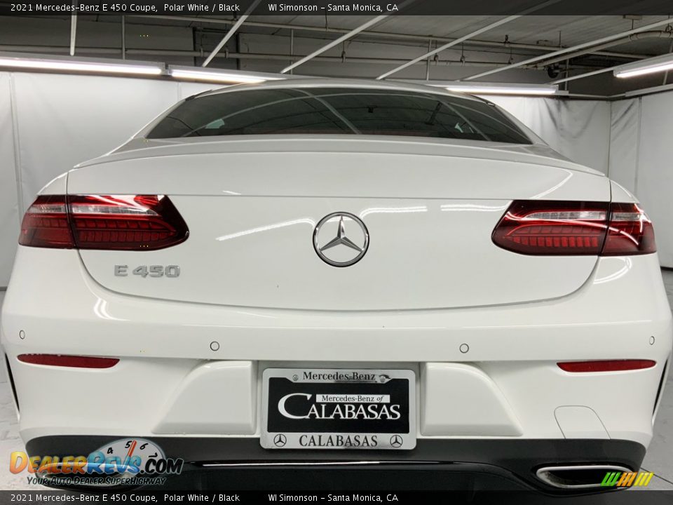 2021 Mercedes-Benz E 450 Coupe Polar White / Black Photo #7