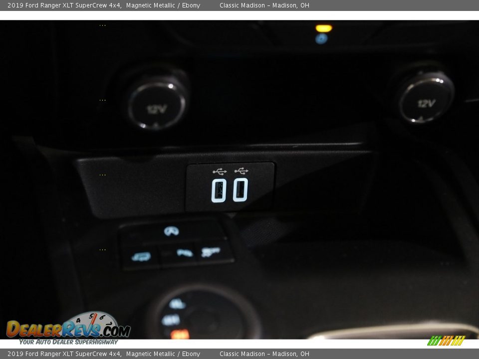 2019 Ford Ranger XLT SuperCrew 4x4 Magnetic Metallic / Ebony Photo #14