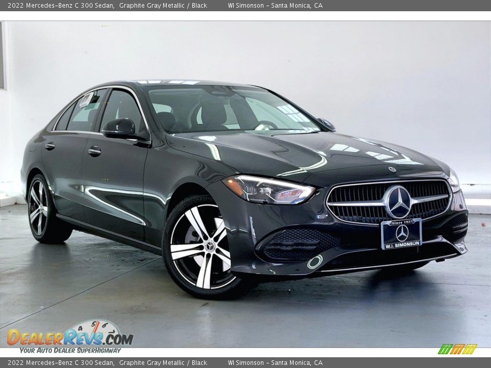 2022 Mercedes-Benz C 300 Sedan Graphite Gray Metallic / Black Photo #11