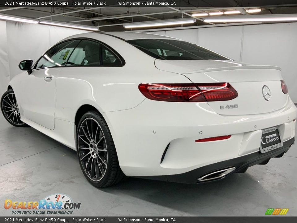 2021 Mercedes-Benz E 450 Coupe Polar White / Black Photo #13