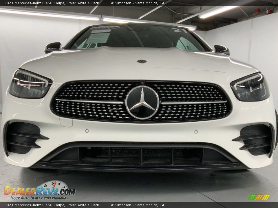 2021 Mercedes-Benz E 450 Coupe Polar White / Black Photo #16