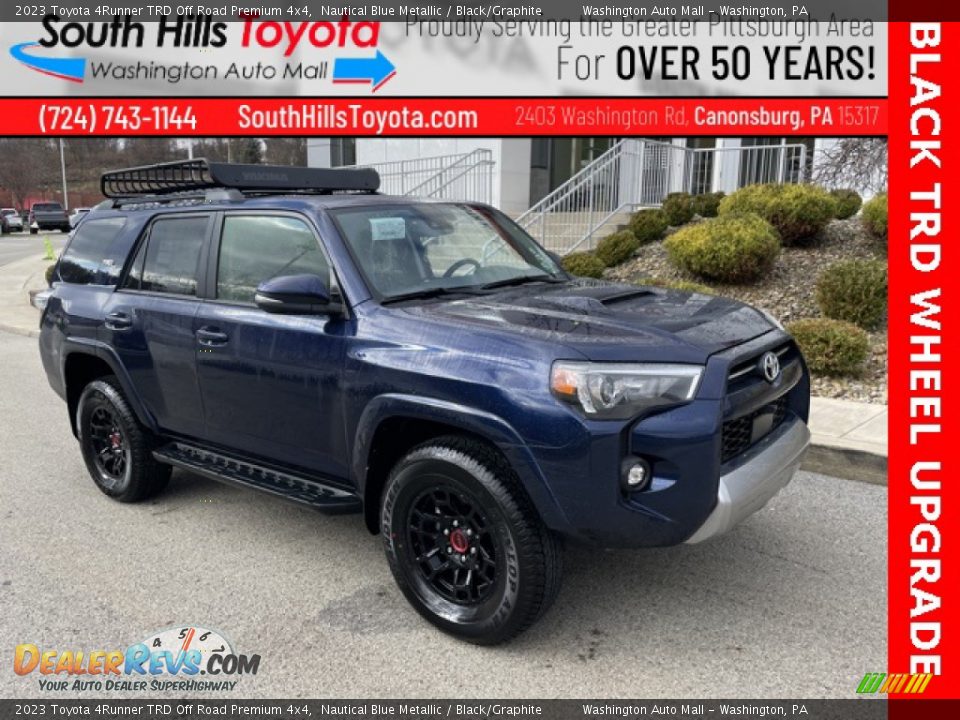 2023 Toyota 4Runner TRD Off Road Premium 4x4 Nautical Blue Metallic / Black/Graphite Photo #1