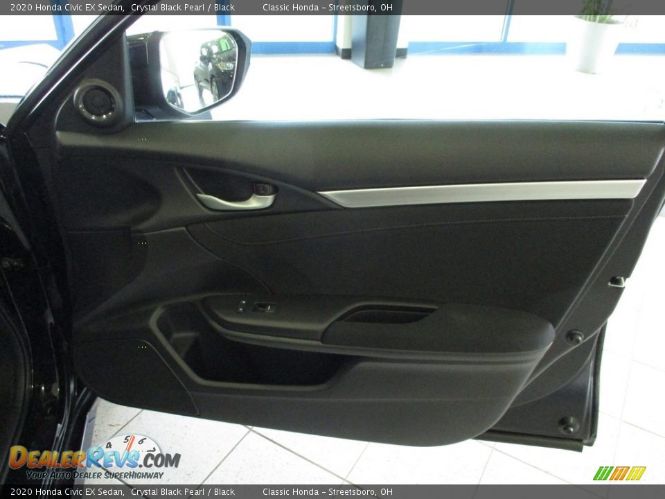2020 Honda Civic EX Sedan Crystal Black Pearl / Black Photo #14