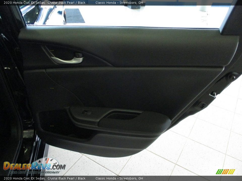 2020 Honda Civic EX Sedan Crystal Black Pearl / Black Photo #17