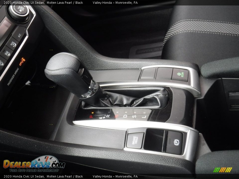 2020 Honda Civic LX Sedan Molten Lava Pearl / Black Photo #16