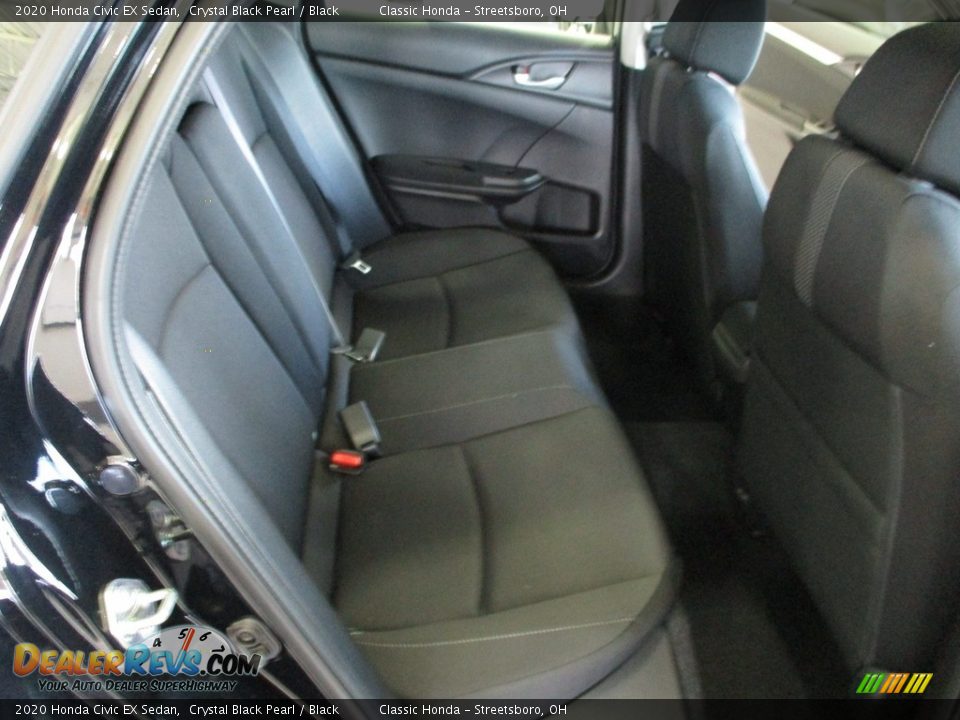 2020 Honda Civic EX Sedan Crystal Black Pearl / Black Photo #19