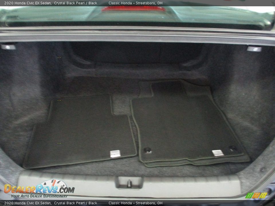 2020 Honda Civic EX Sedan Crystal Black Pearl / Black Photo #20