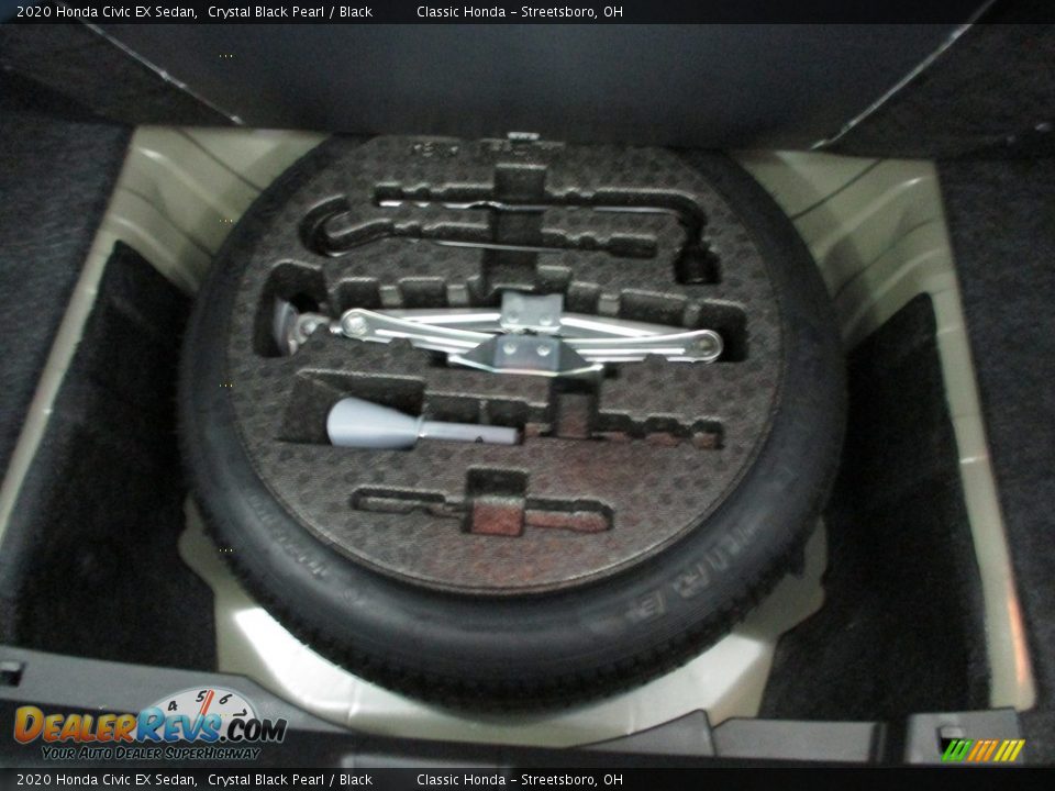 2020 Honda Civic EX Sedan Crystal Black Pearl / Black Photo #21