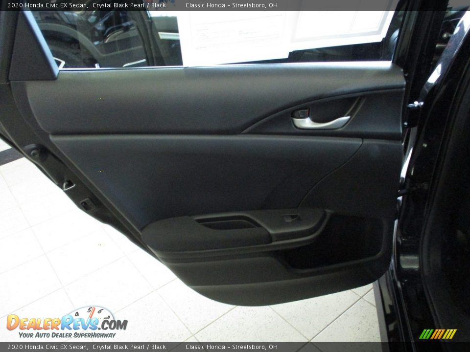 2020 Honda Civic EX Sedan Crystal Black Pearl / Black Photo #22
