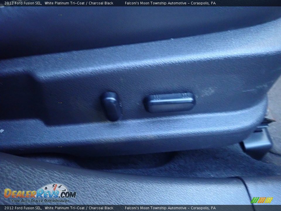 2012 Ford Fusion SEL White Platinum Tri-Coat / Charcoal Black Photo #12