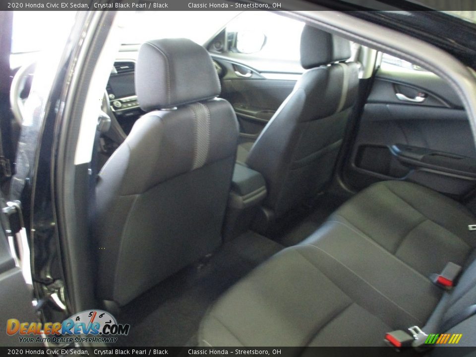 2020 Honda Civic EX Sedan Crystal Black Pearl / Black Photo #23
