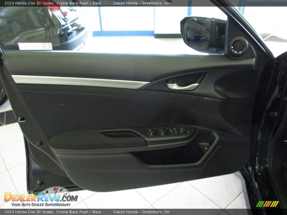 2020 Honda Civic EX Sedan Crystal Black Pearl / Black Photo #25