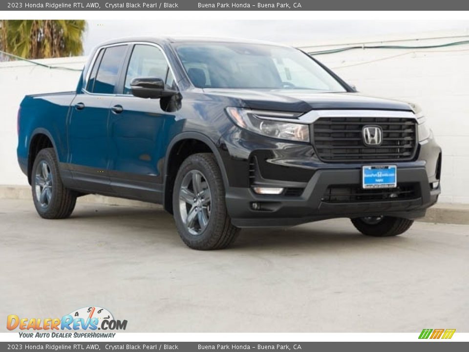 2023 Honda Ridgeline RTL AWD Crystal Black Pearl / Black Photo #1