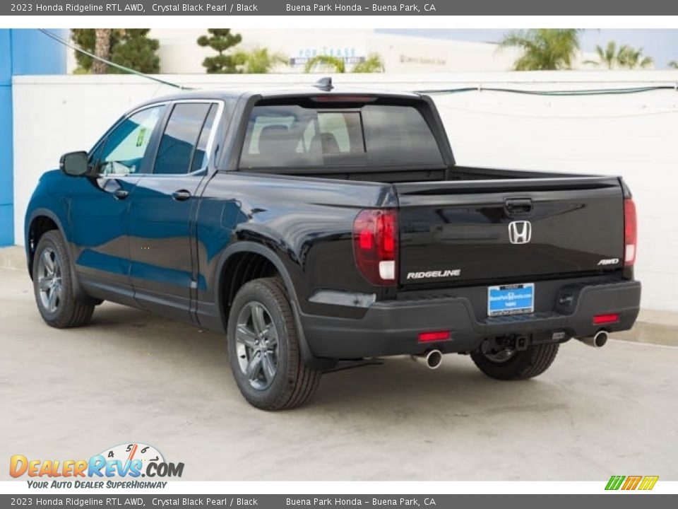 2023 Honda Ridgeline RTL AWD Crystal Black Pearl / Black Photo #2