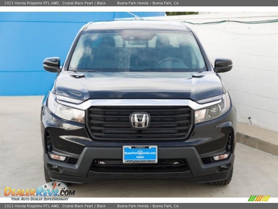 2023 Honda Ridgeline RTL AWD Crystal Black Pearl / Black Photo #3