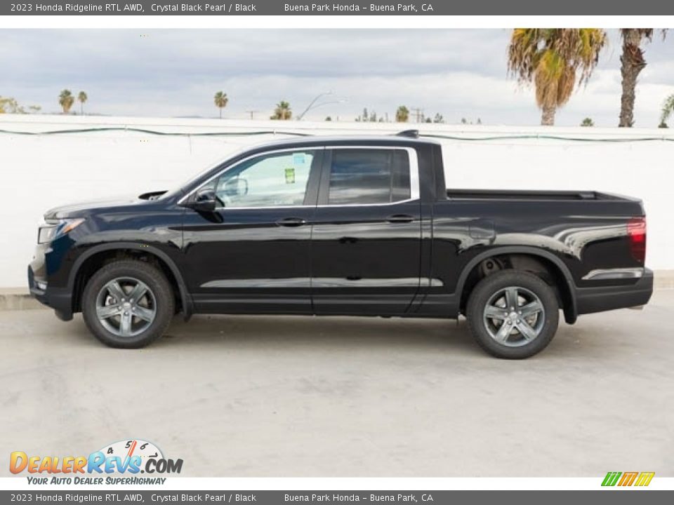 2023 Honda Ridgeline RTL AWD Crystal Black Pearl / Black Photo #4