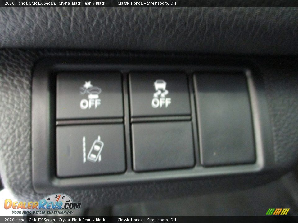 2020 Honda Civic EX Sedan Crystal Black Pearl / Black Photo #29
