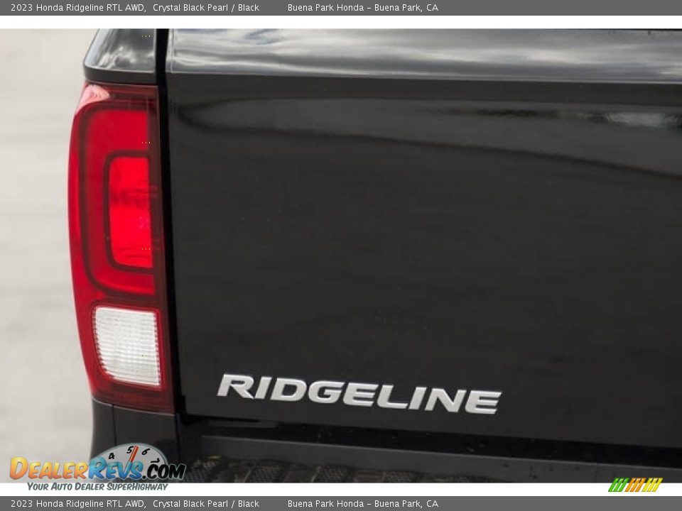2023 Honda Ridgeline RTL AWD Crystal Black Pearl / Black Photo #6