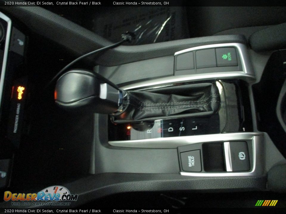 2020 Honda Civic EX Sedan Crystal Black Pearl / Black Photo #34