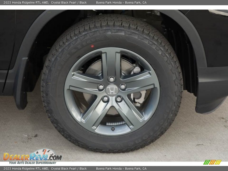 2023 Honda Ridgeline RTL AWD Crystal Black Pearl / Black Photo #13