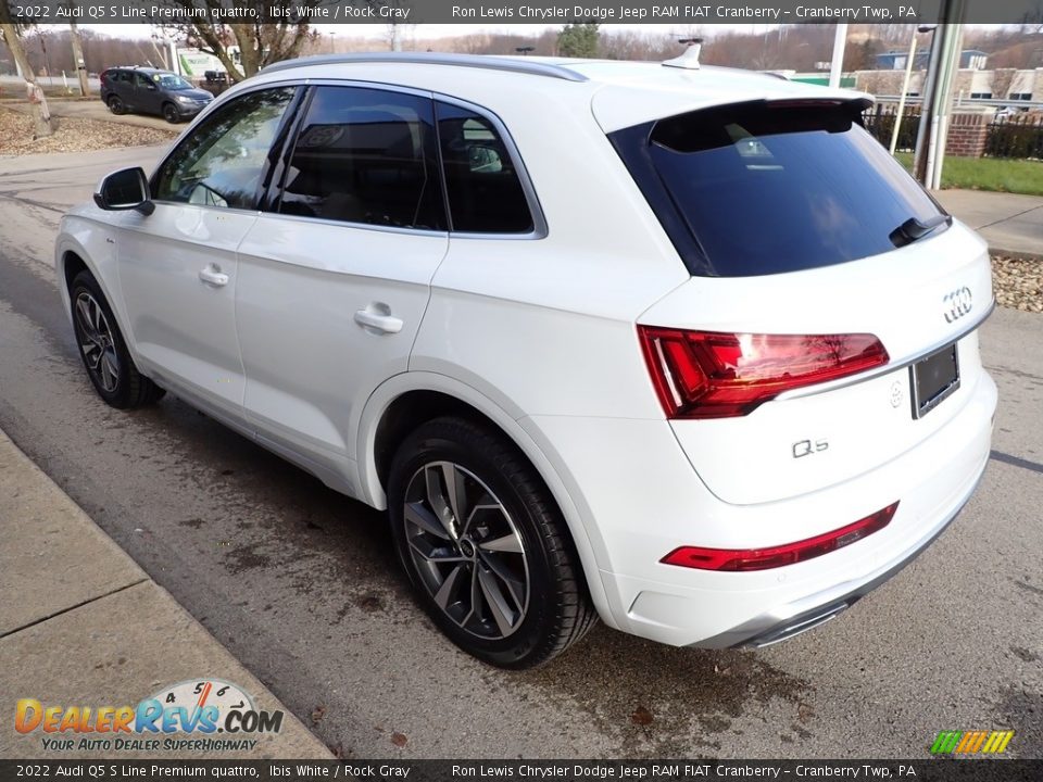 2022 Audi Q5 S Line Premium quattro Ibis White / Rock Gray Photo #6