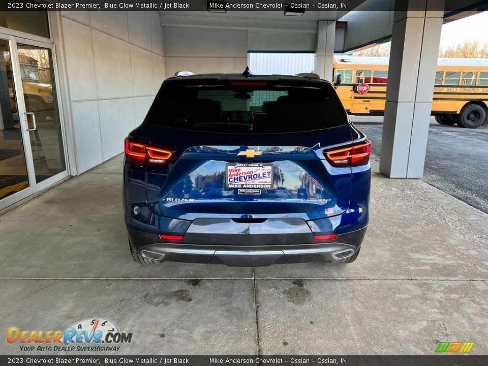 2023 Chevrolet Blazer Premier Blue Glow Metallic / Jet Black Photo #8