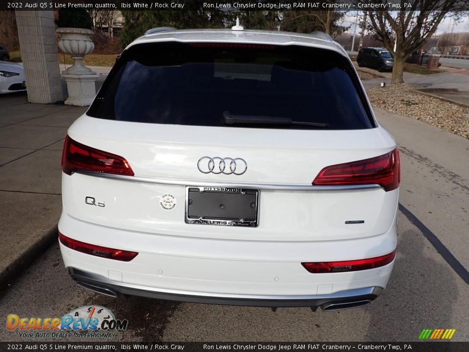 2022 Audi Q5 S Line Premium quattro Ibis White / Rock Gray Photo #7