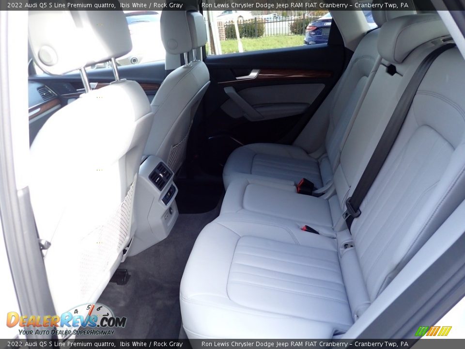 Rear Seat of 2022 Audi Q5 S Line Premium quattro Photo #12