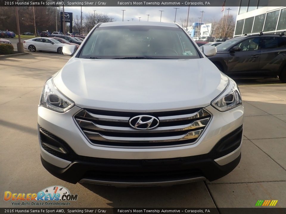 2016 Hyundai Santa Fe Sport AWD Sparkling Silver / Gray Photo #8