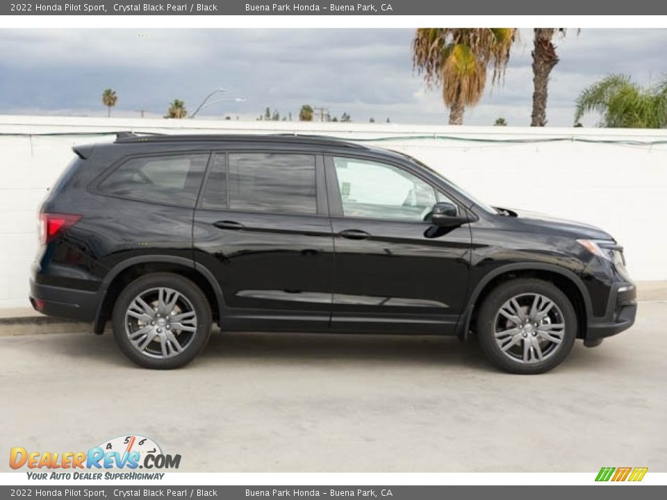 Crystal Black Pearl 2022 Honda Pilot Sport Photo #8