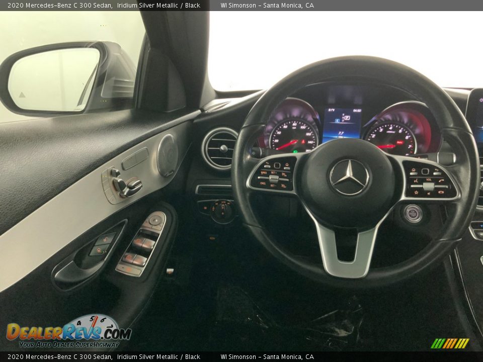 2020 Mercedes-Benz C 300 Sedan Iridium Silver Metallic / Black Photo #24