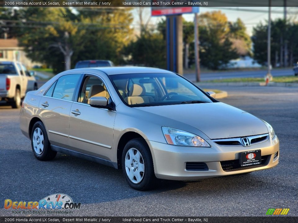 2006 Honda Accord LX Sedan Desert Mist Metallic / Ivory Photo #2