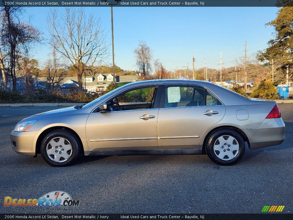 2006 Honda Accord LX Sedan Desert Mist Metallic / Ivory Photo #4