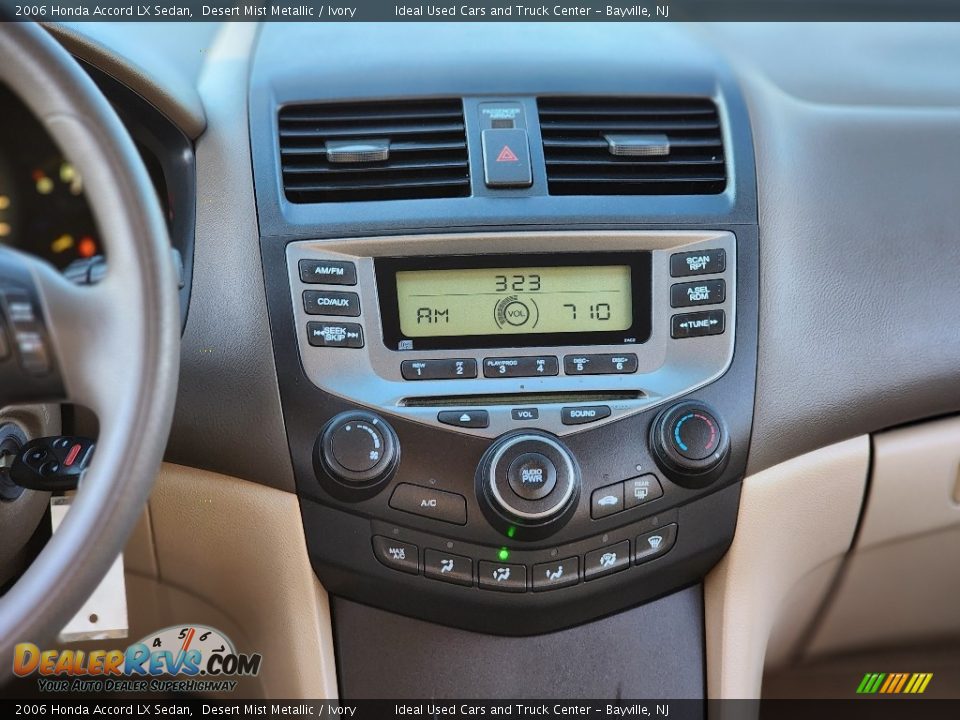 2006 Honda Accord LX Sedan Desert Mist Metallic / Ivory Photo #17