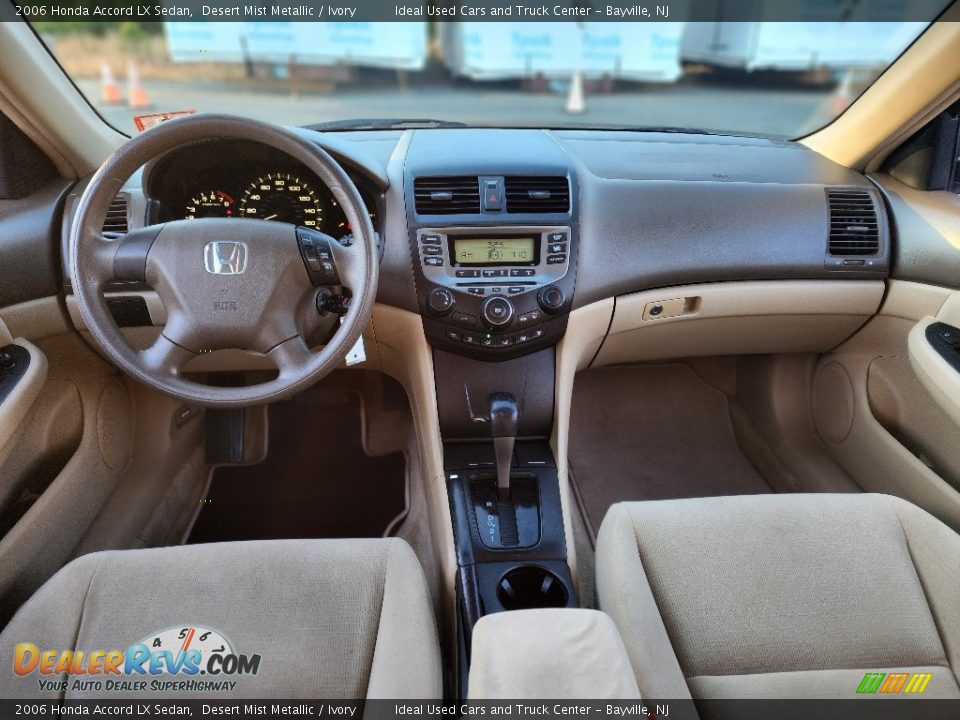 2006 Honda Accord LX Sedan Desert Mist Metallic / Ivory Photo #18