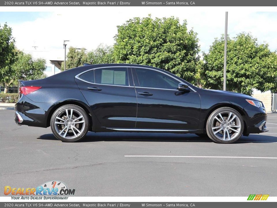 2020 Acura TLX V6 SH-AWD Advance Sedan Majestic Black Pearl / Ebony Photo #4