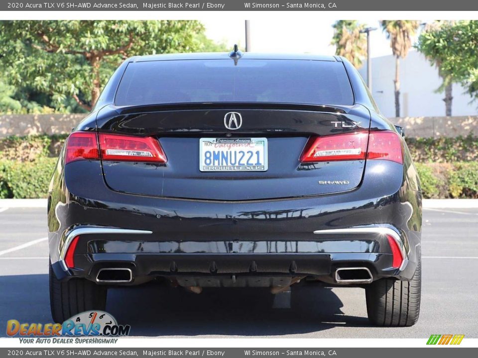 2020 Acura TLX V6 SH-AWD Advance Sedan Majestic Black Pearl / Ebony Photo #6