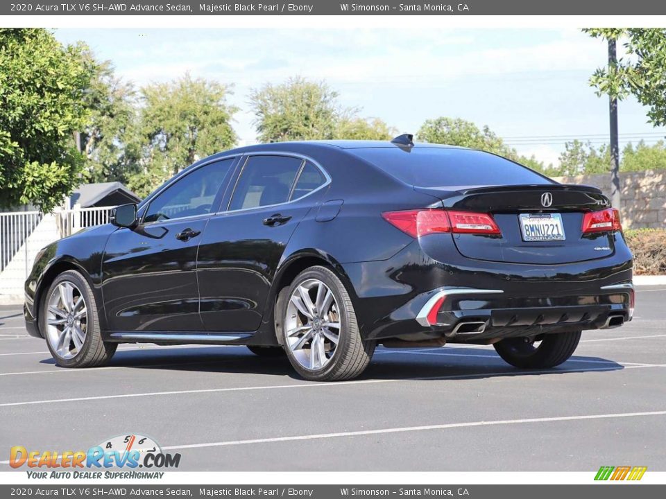 2020 Acura TLX V6 SH-AWD Advance Sedan Majestic Black Pearl / Ebony Photo #8