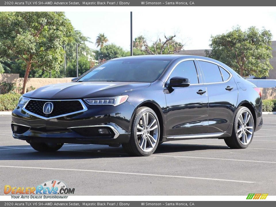 2020 Acura TLX V6 SH-AWD Advance Sedan Majestic Black Pearl / Ebony Photo #10