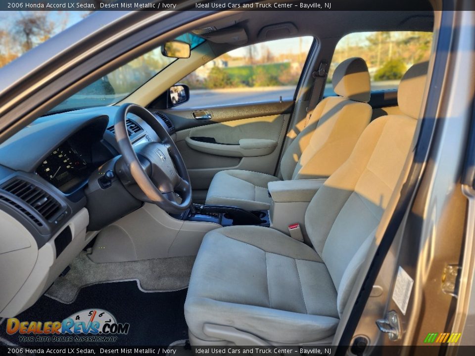 2006 Honda Accord LX Sedan Desert Mist Metallic / Ivory Photo #26