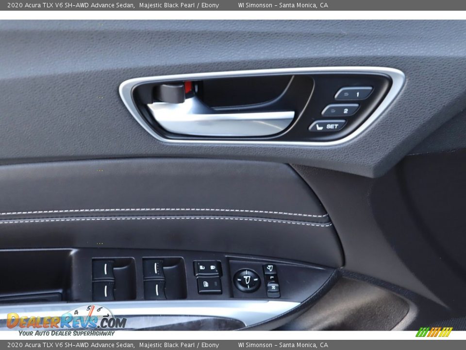2020 Acura TLX V6 SH-AWD Advance Sedan Majestic Black Pearl / Ebony Photo #13