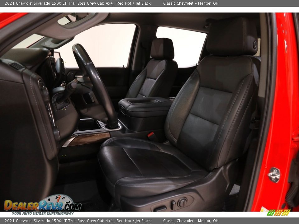 Front Seat of 2021 Chevrolet Silverado 1500 LT Trail Boss Crew Cab 4x4 Photo #5